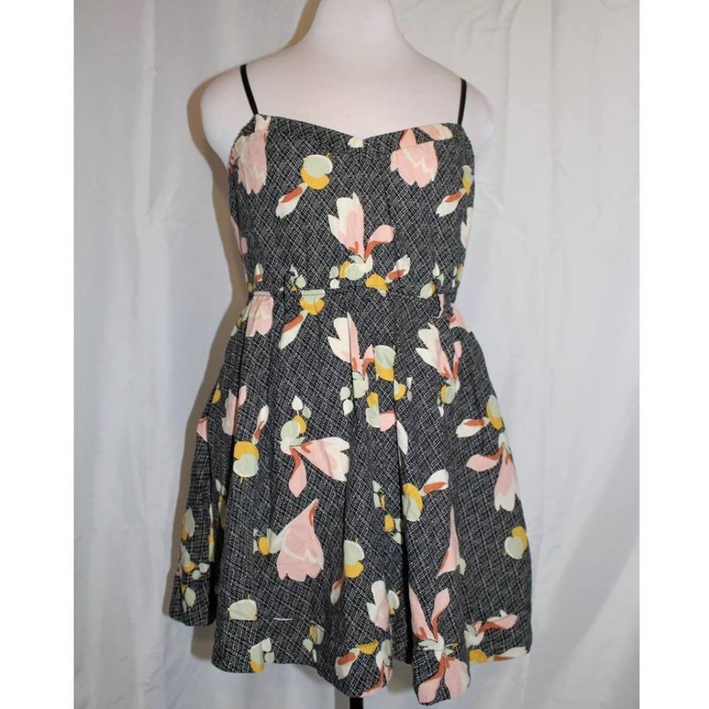 Kimchi Blue Urban Outfitters Black Floral Dress